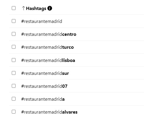 encontrar hashtags instagram