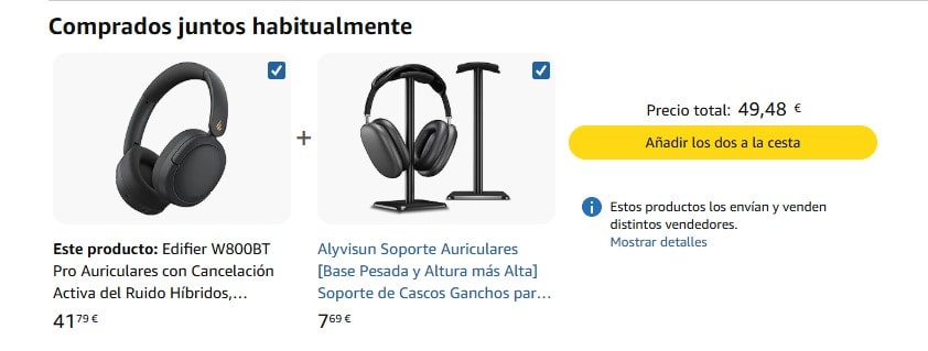 Ejemplo de venta cruzada