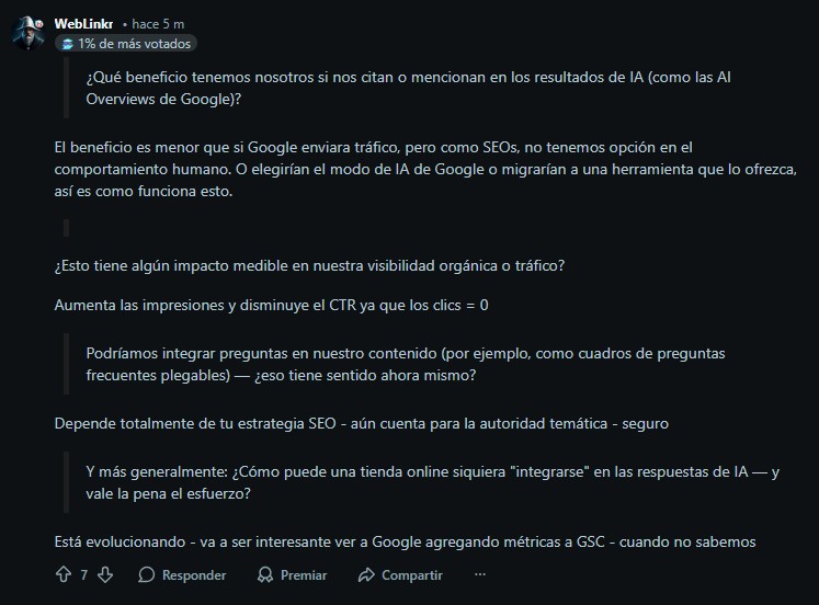Ineteracción en foros de internet