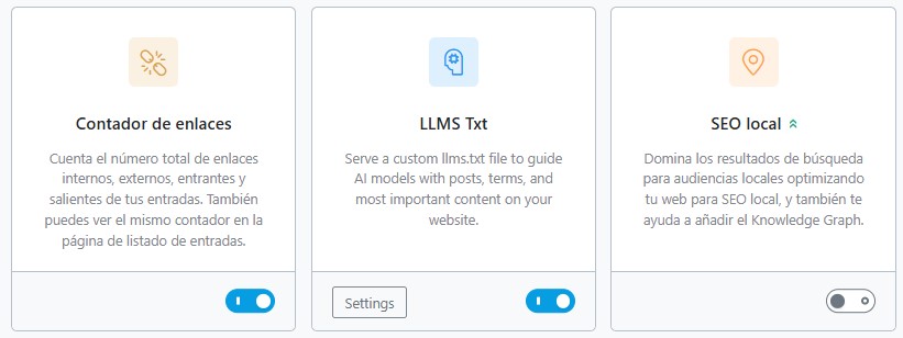 Cómo implementar llms.txt con Rank Math
