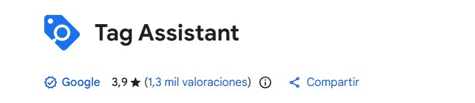 Extensión Tag Assistant