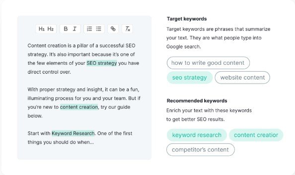 SEO Writing Assistant de Semrush