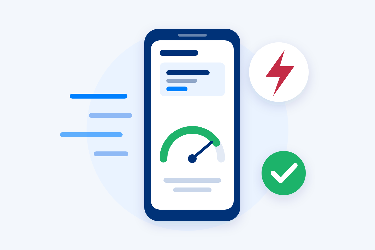 Puntuación de rendimiento de una web WordPress en PageSpeed Insights